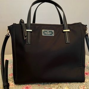 Kate Spade Like New Handbag. Black with gold hardware.
